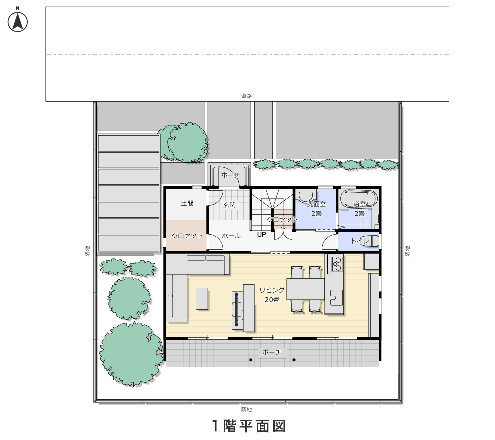 1階平面図