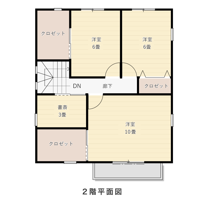 2階平面図