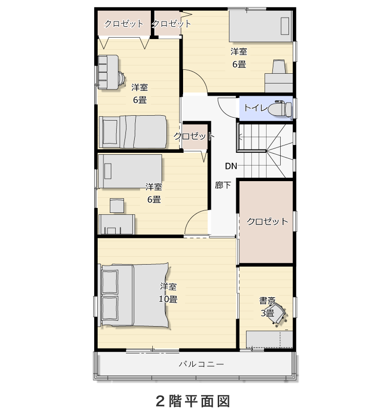 2階平面図