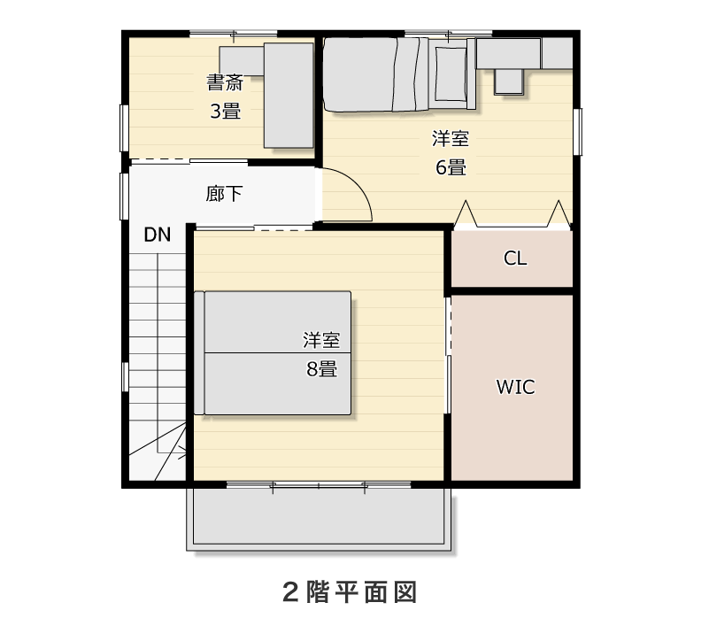 2階平面図