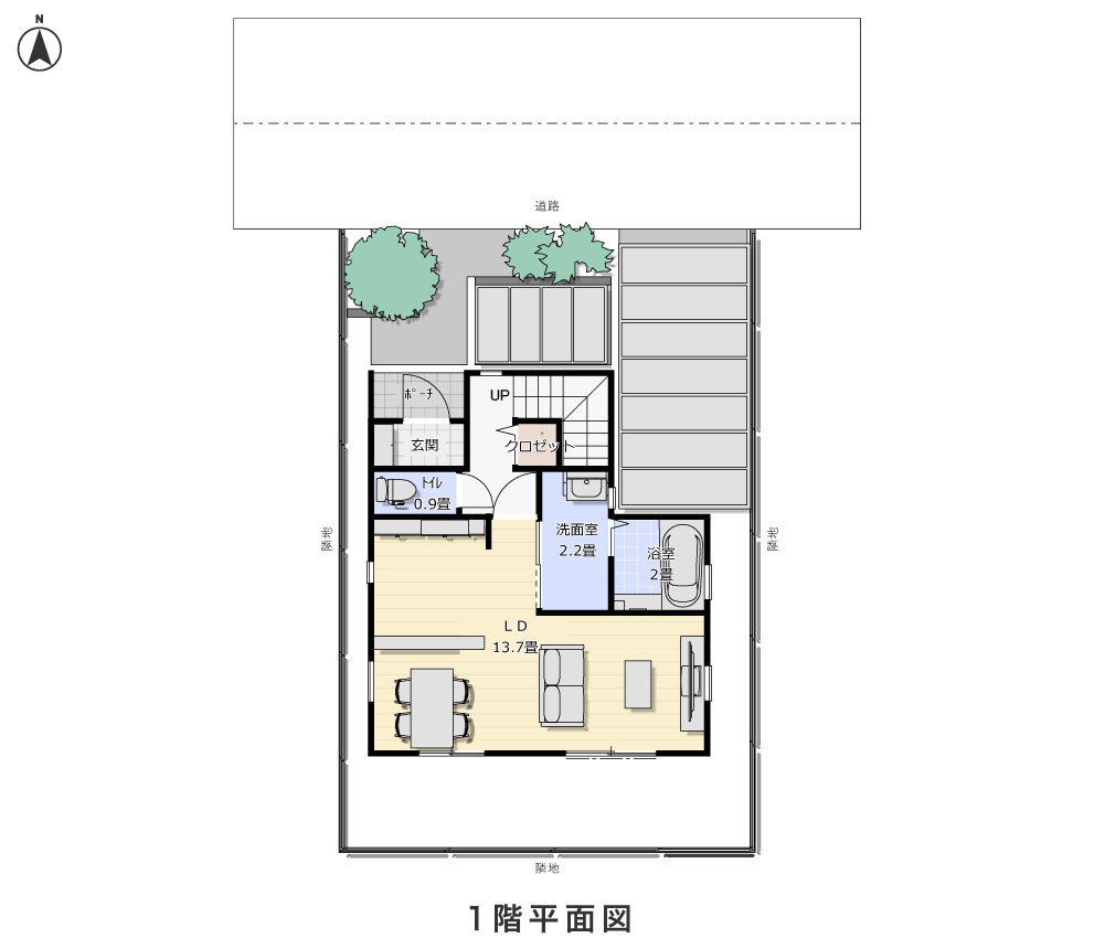 1階平面図