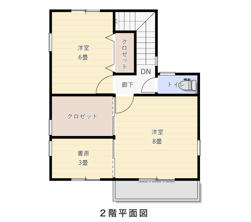 2階平面図