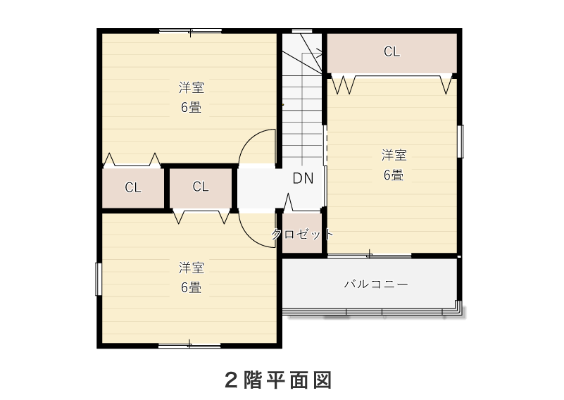 2階平面図