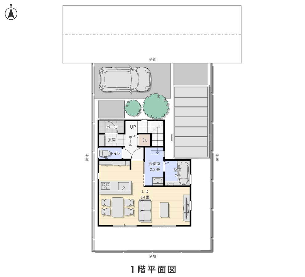 1階平面図