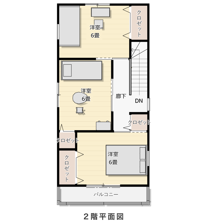 2階平面図