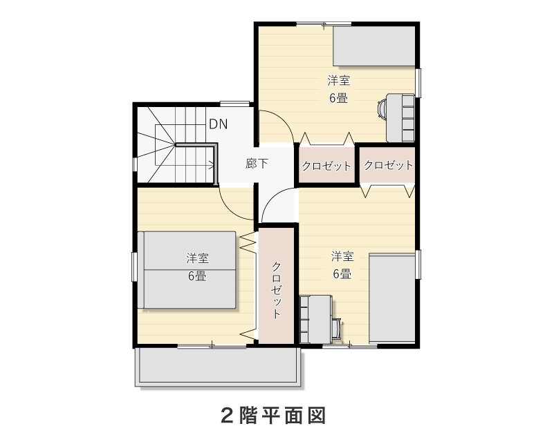 2階平面図