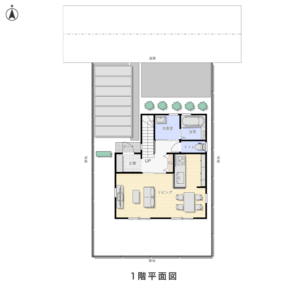 1階平面図