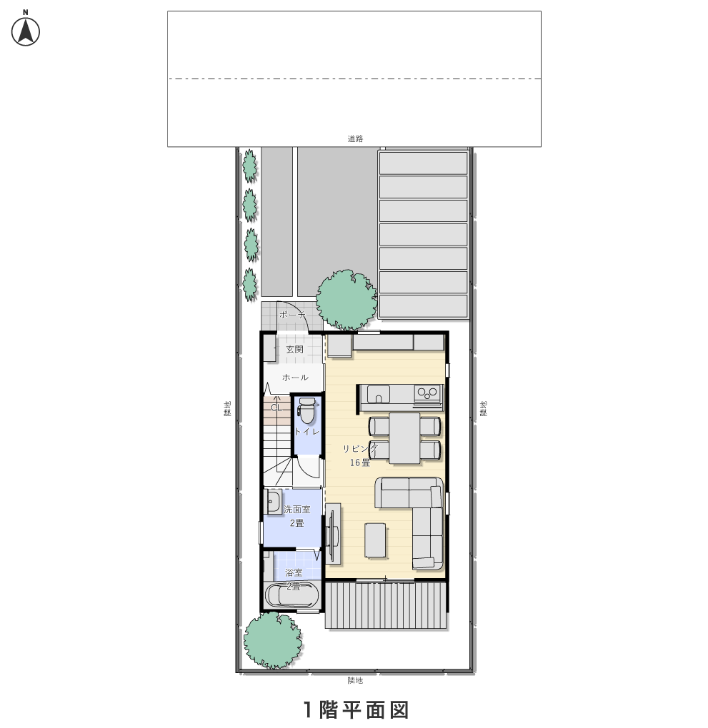 1階平面図