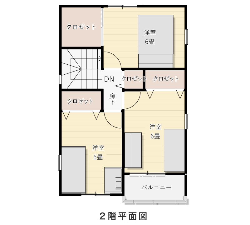 2階平面図