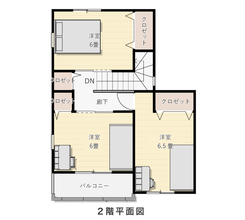 2階平面図