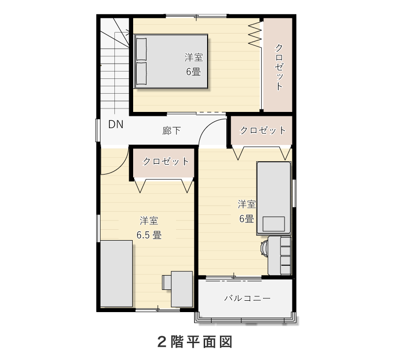 2階平面図