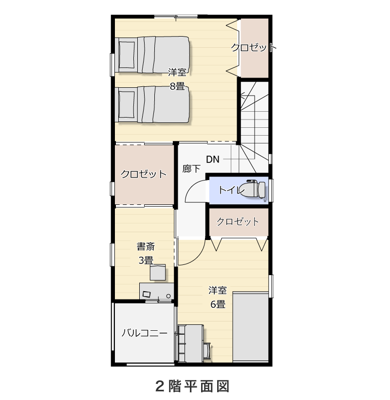 2階平面図