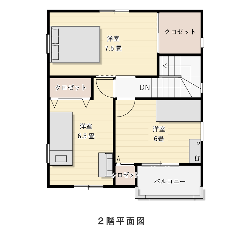 2階平面図