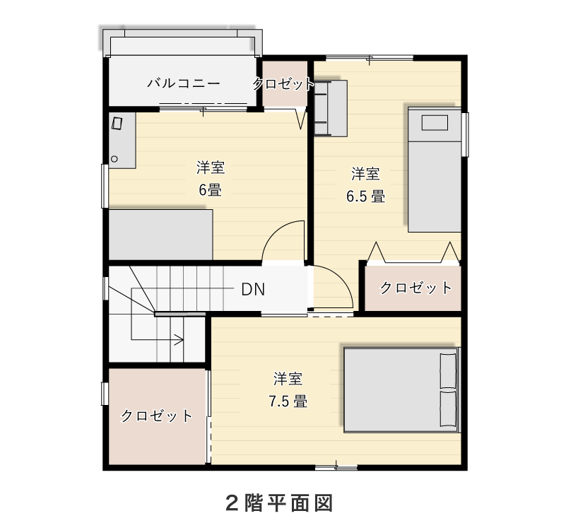 2階平面図