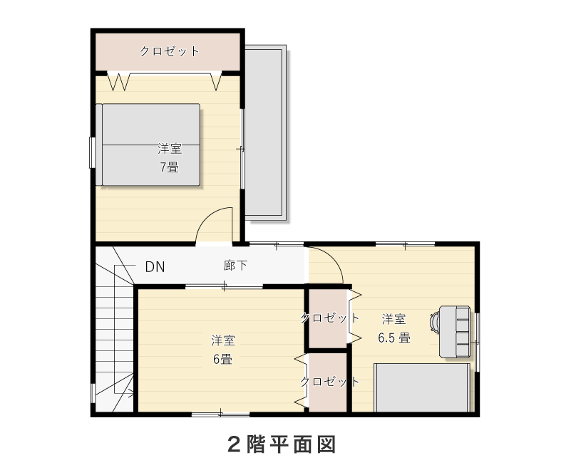 2階平面図