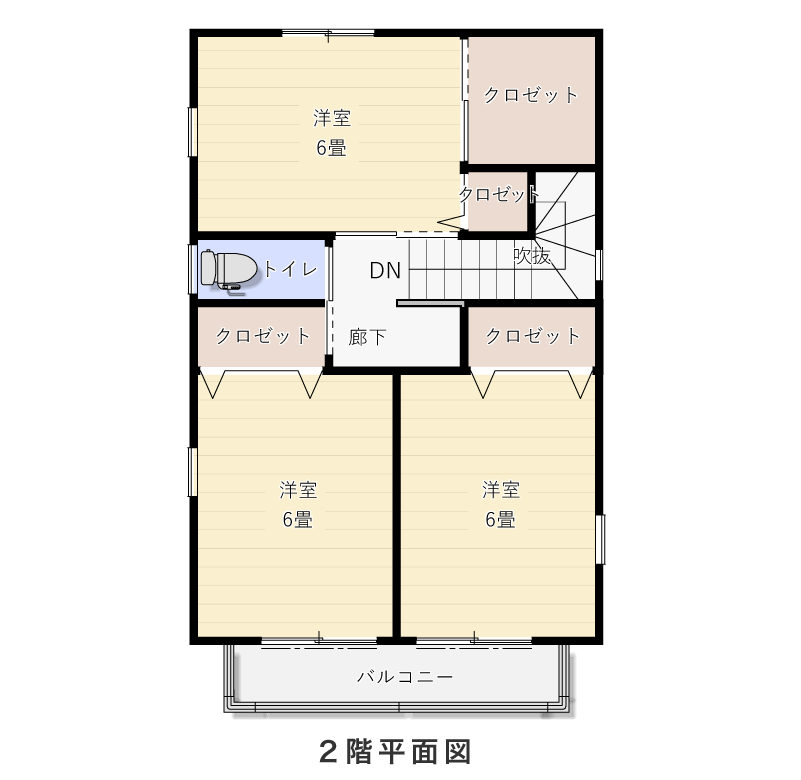 2階平面図