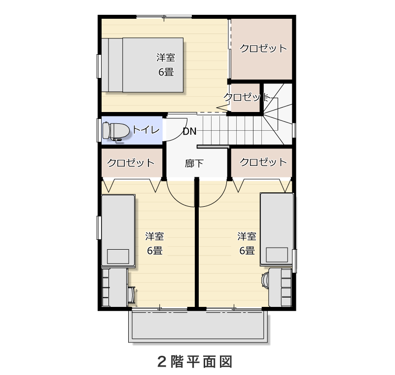 2階平面図