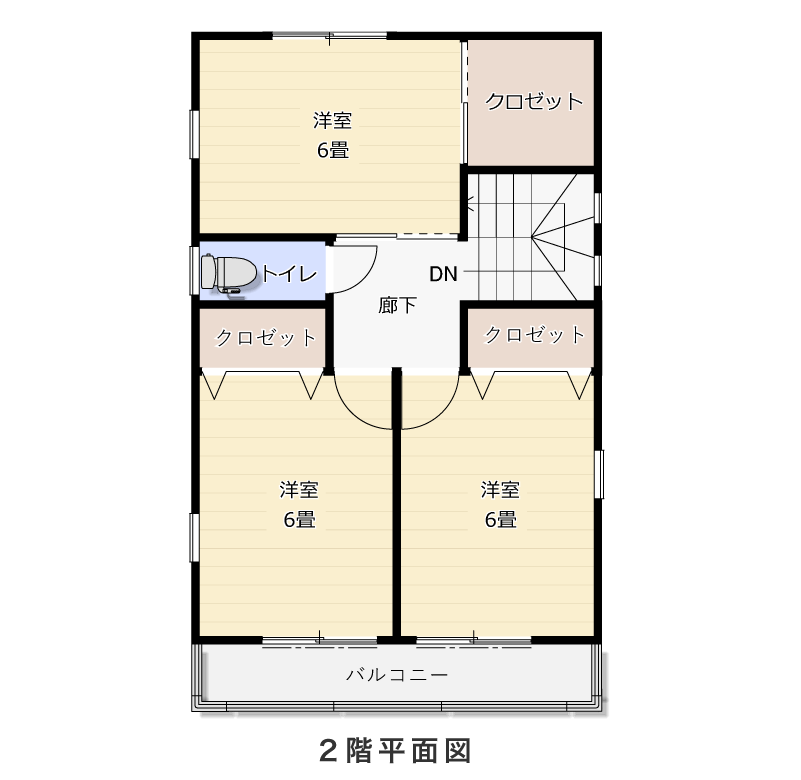 2階平面図