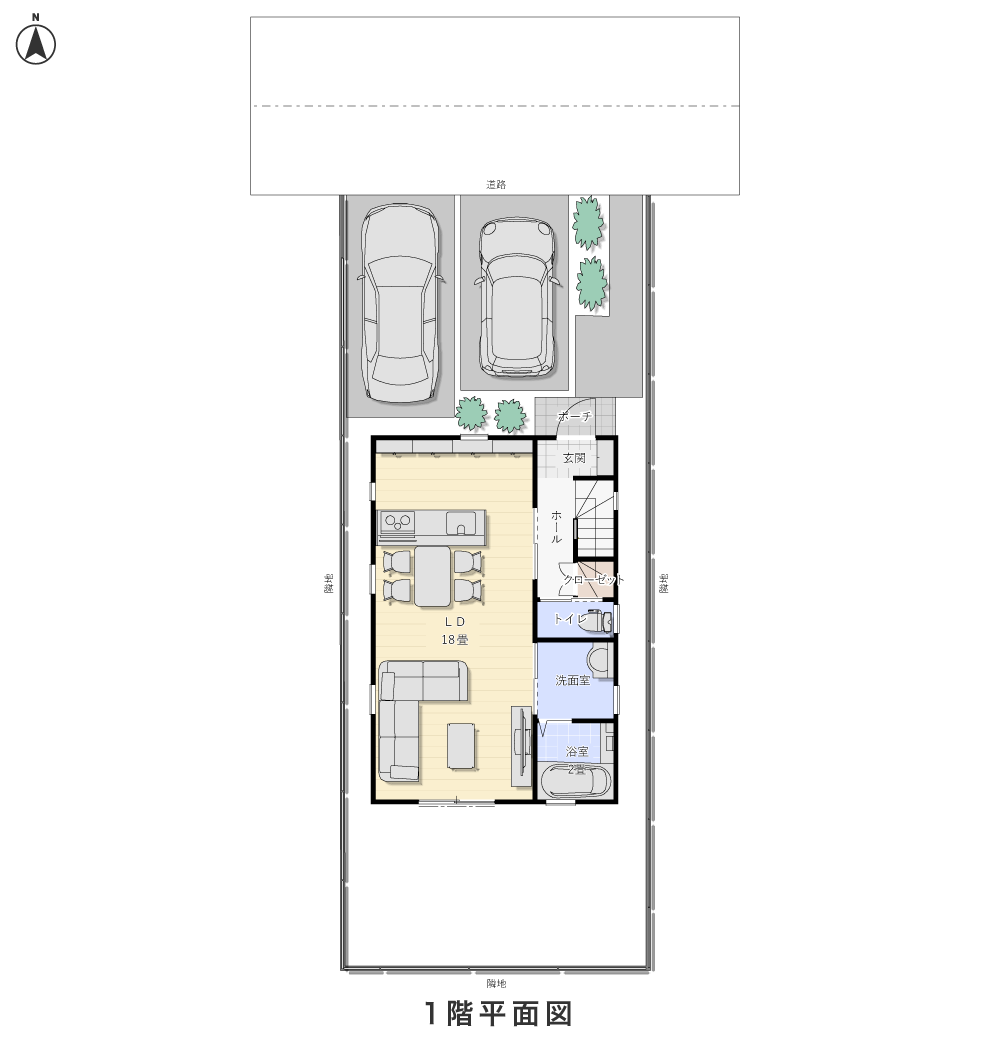 1階平面図