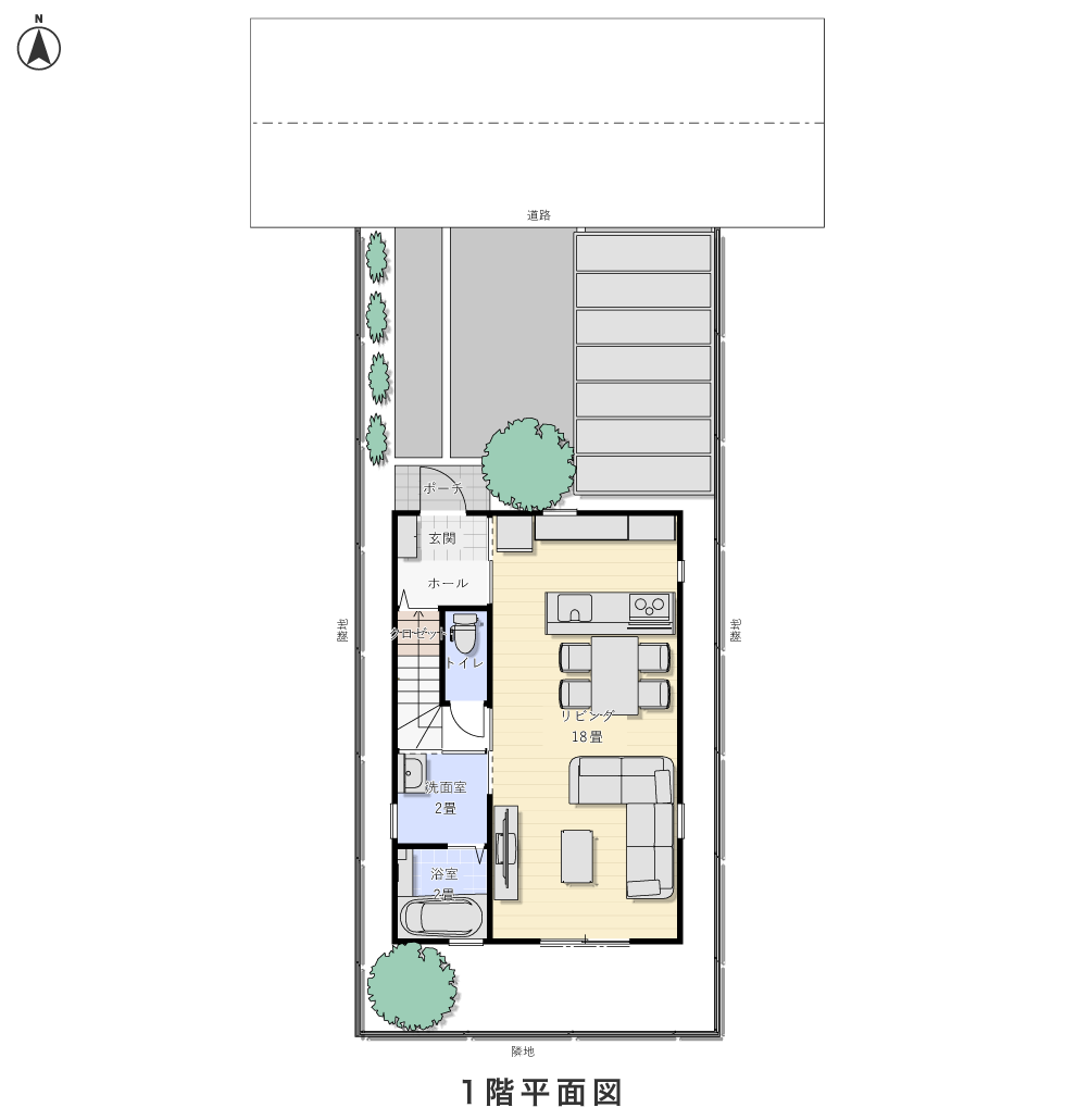 1階平面図