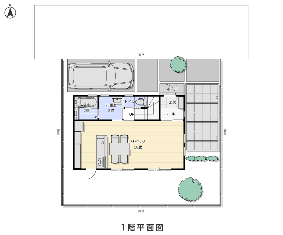 1階平面図