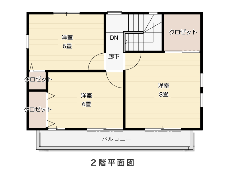 2階平面図