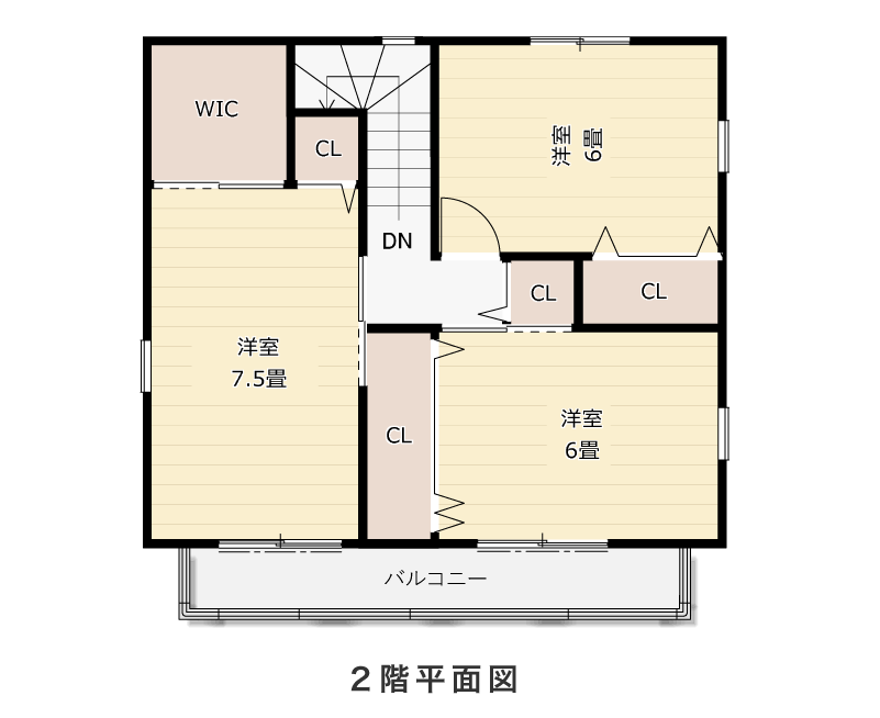 2階平面図