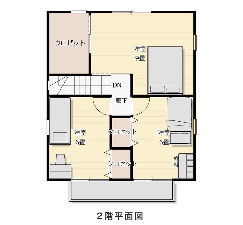 2階平面図