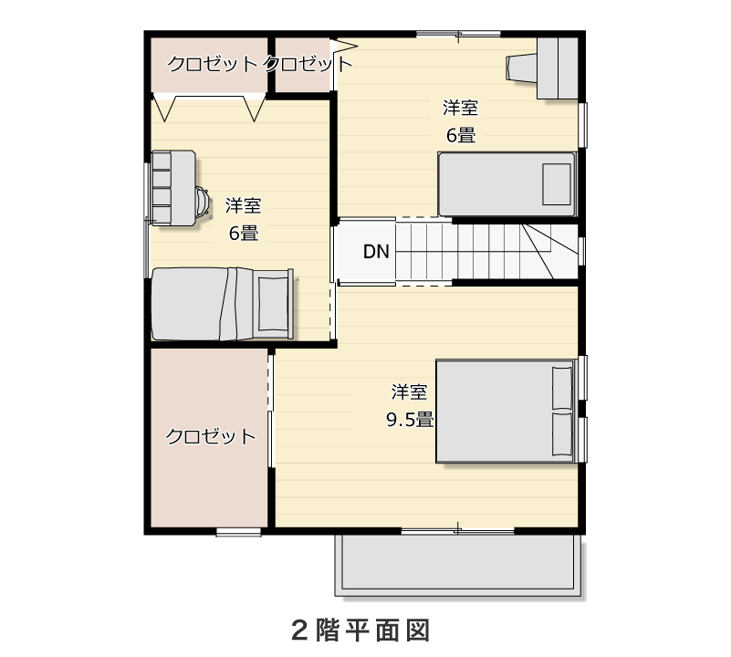 2階平面図