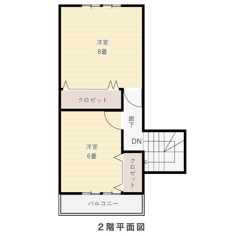 2階平面図