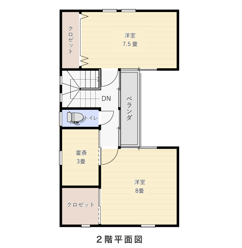 2階平面図