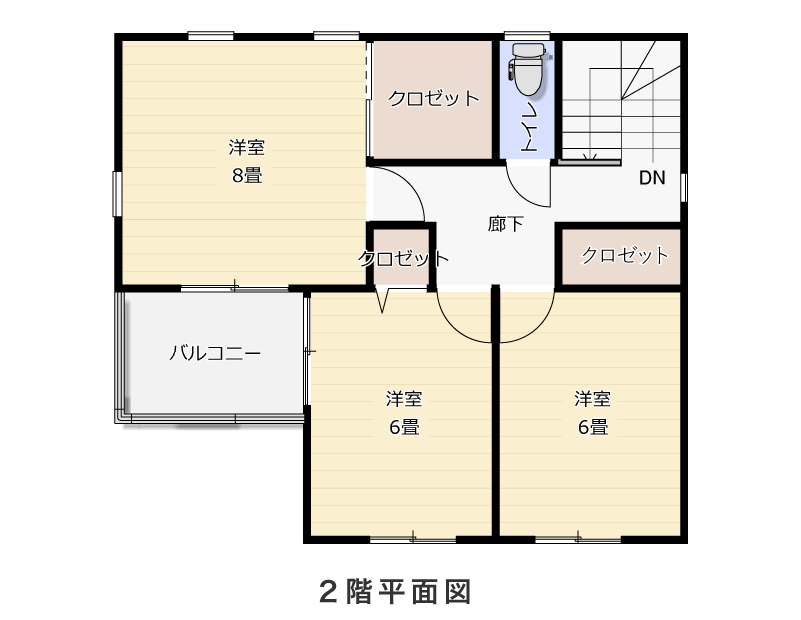 2階平面図