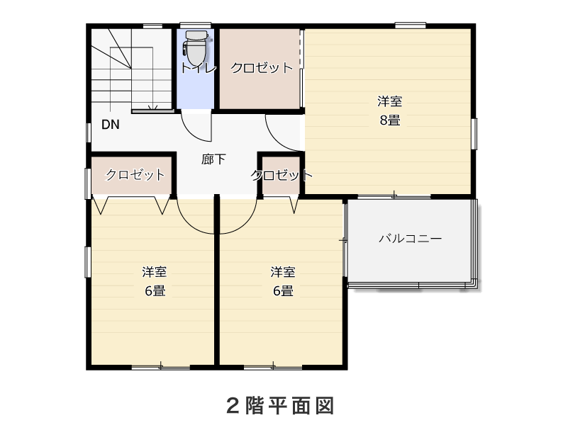 2階平面図