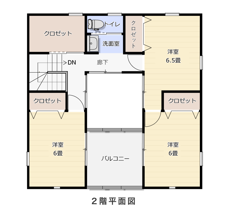2階平面図