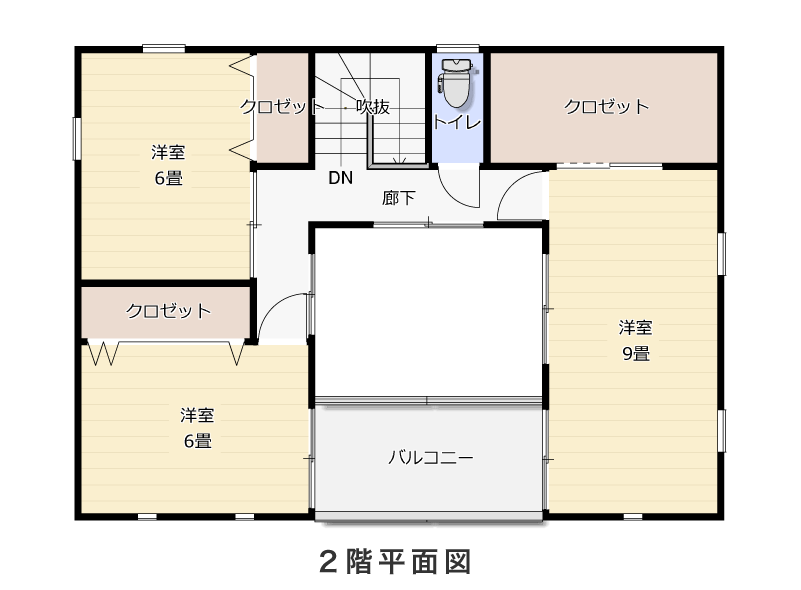 2階平面図