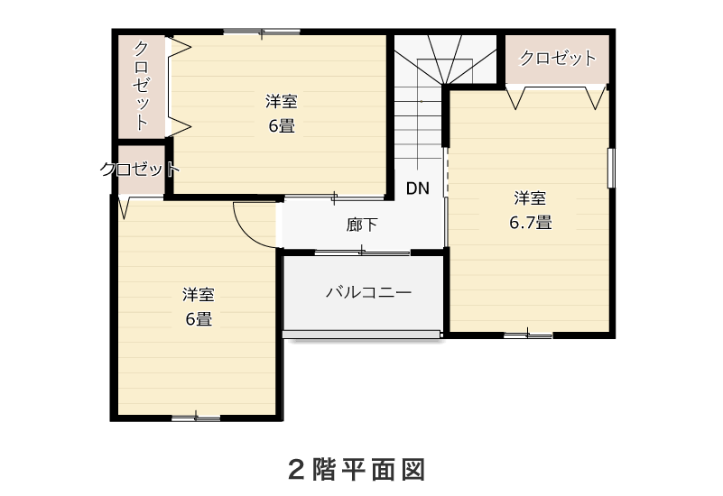 2階平面図