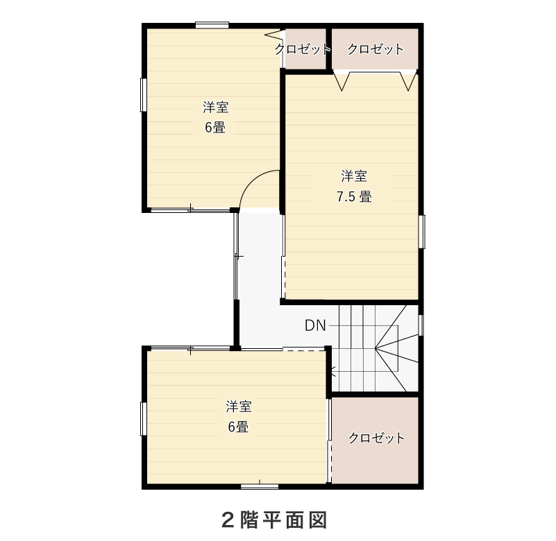 2階平面図