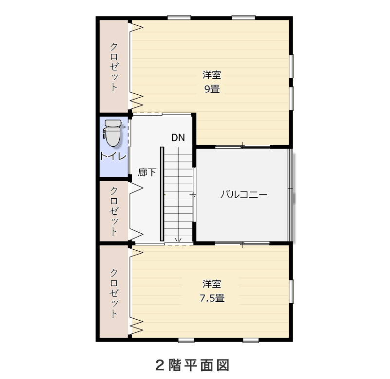 2階平面図