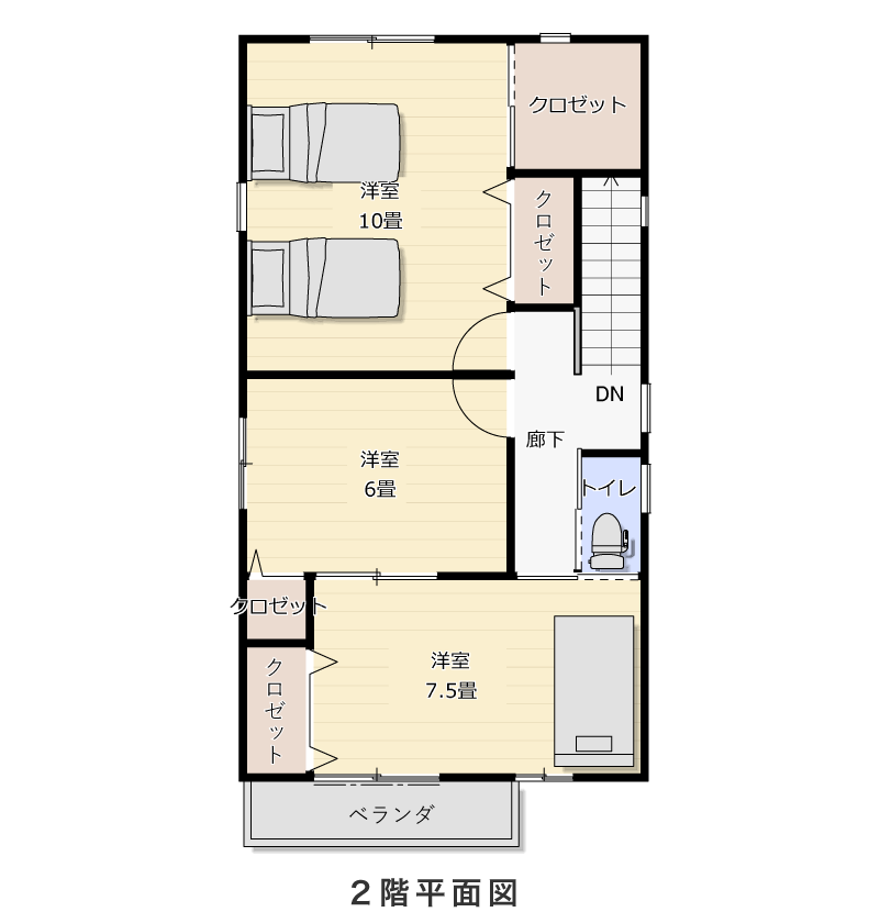 2階平面図