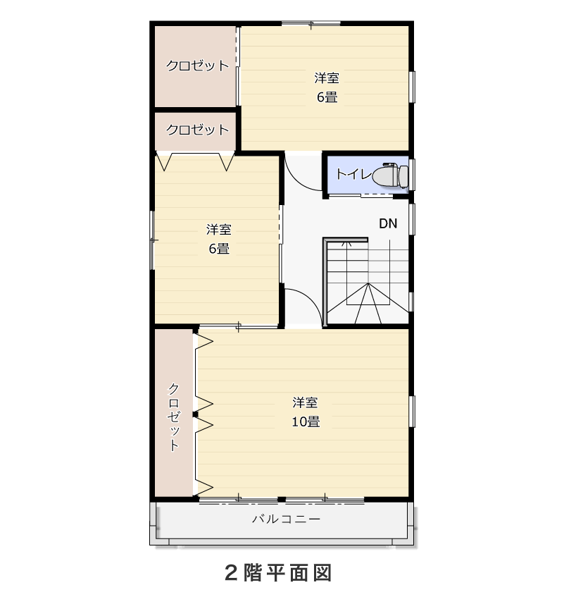 2階平面図