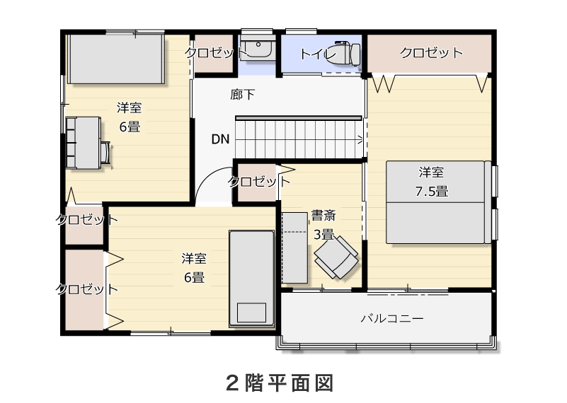 2階平面図