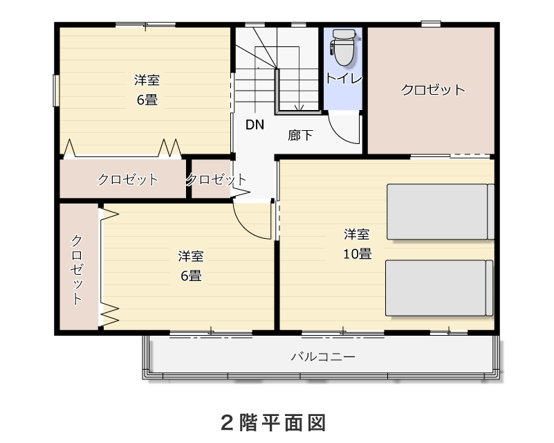 2階平面図