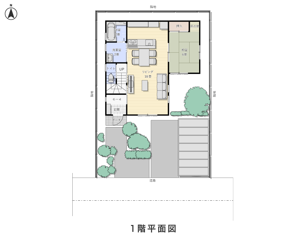 1階平面図