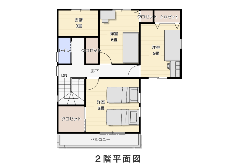 2階平面図
