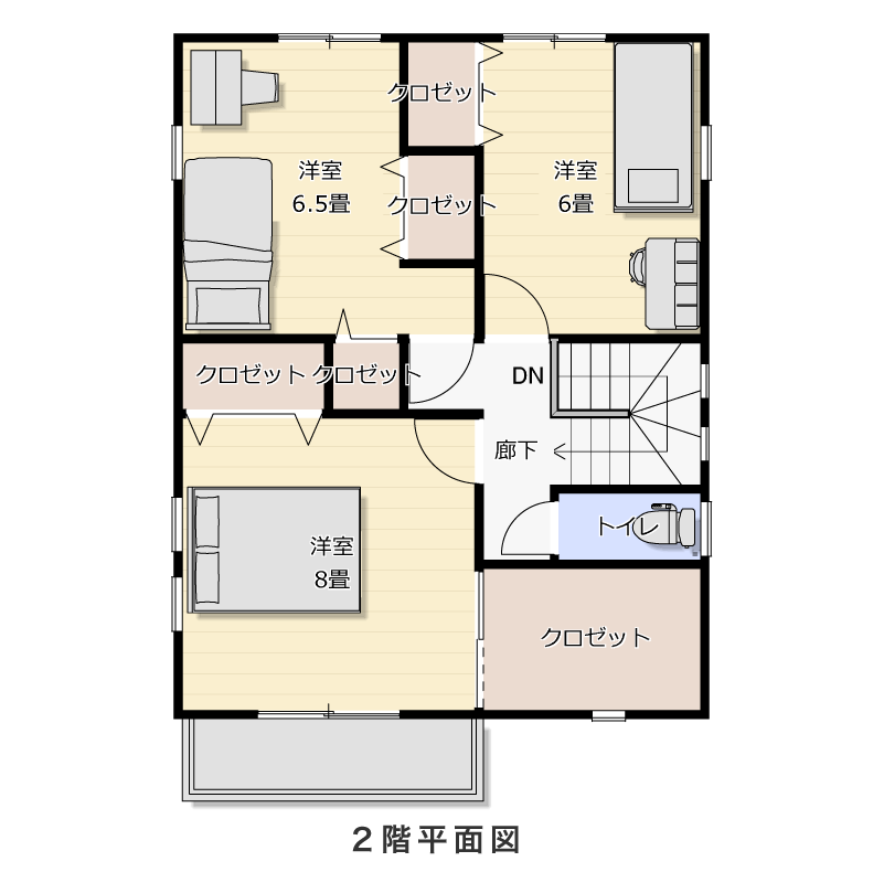 2階平面図