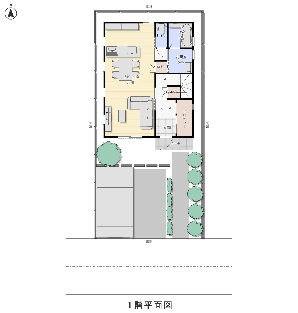1階平面図