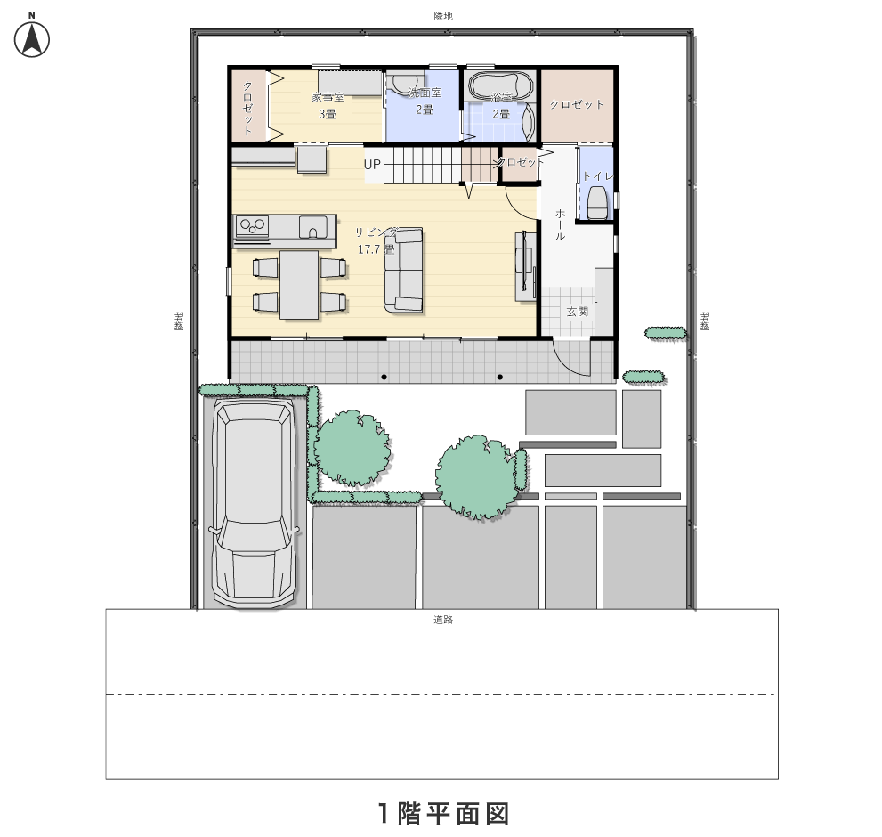 1階平面図