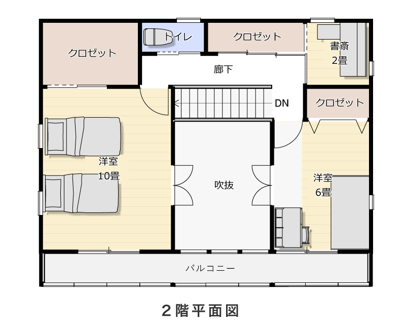 2階平面図