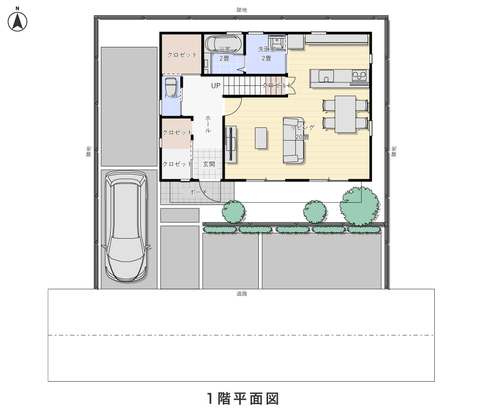 1階平面図