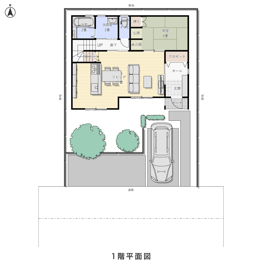 1階平面図